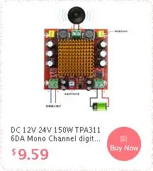 DIY KIT AS1424 цифровой измеритель уровня аудио светодиодный дисплей мигающий музыкальный анализатор индикатор спектра для mp3 Усилитель мощности черный