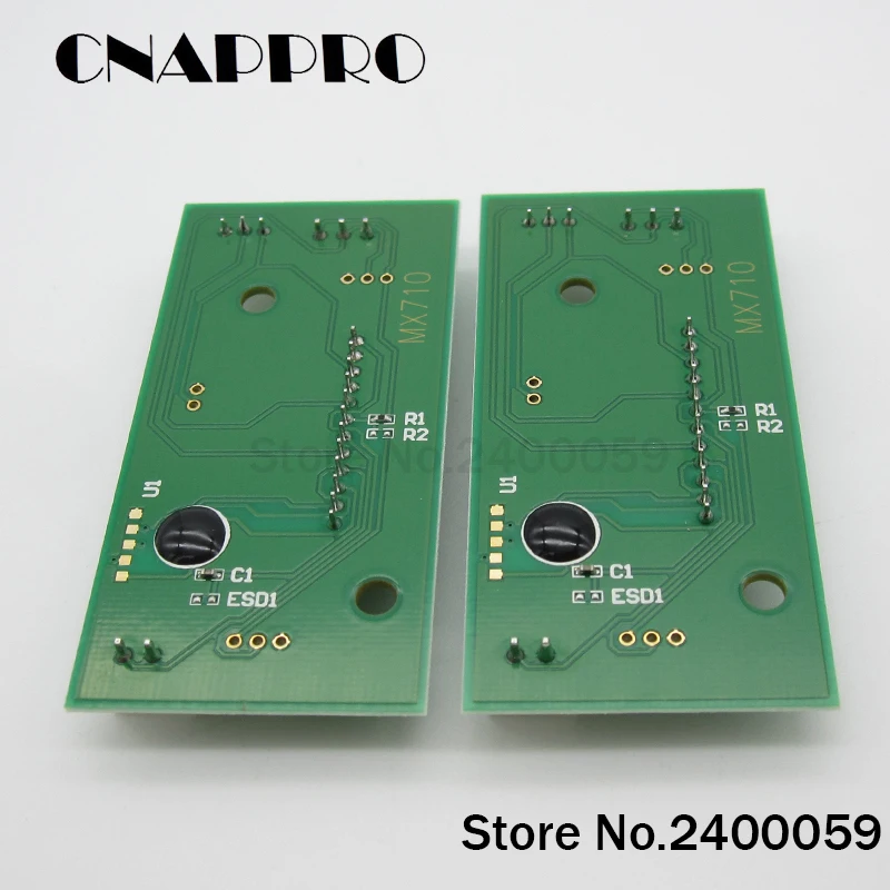 2PCS MS710 Fuser unit Chip For Lexmark MS710 MS711 MS810 MS812 MX710 MX711 MX810 MX811 MX812 M5155 M5156 M5170 40G4135