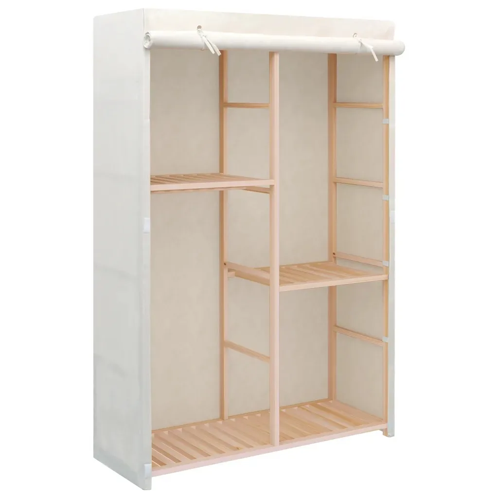 

VidaXL 3-Tier Clothes Wardrobe 110 X 40 X 170cm 247108