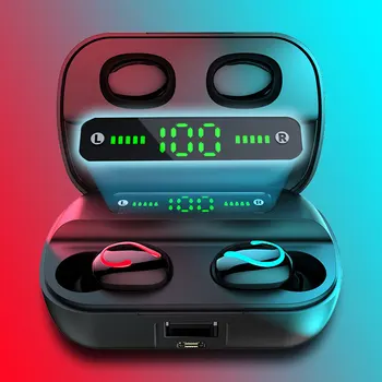 

Willkey Wireless V5.0 Bluetooth Earphone TWS HIFI Mini In-ear Sports Running Headset 2600mAh Charging Box IPX7 Waterproof Earbud