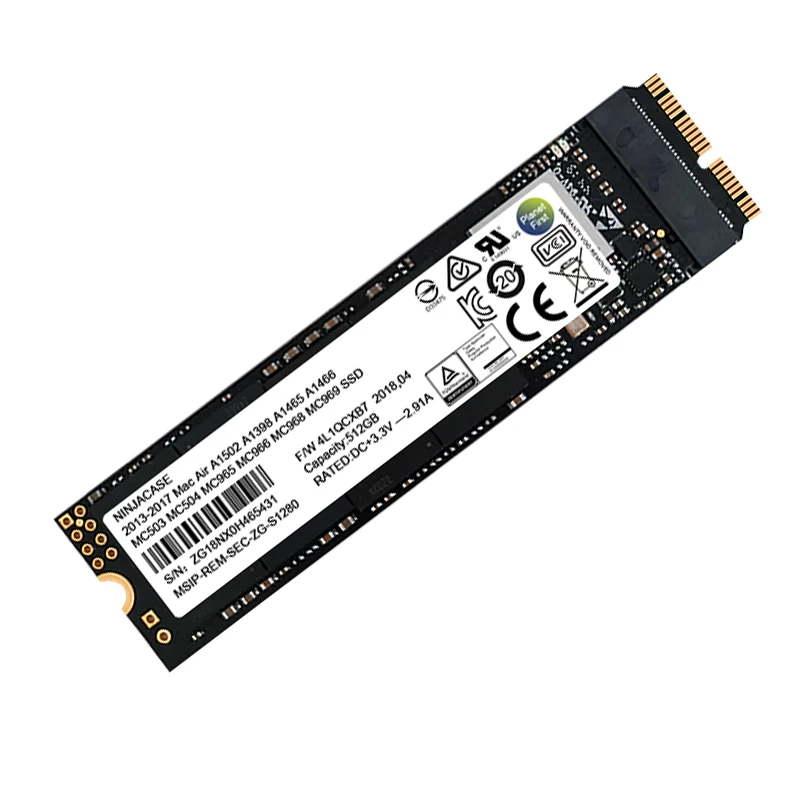 Новый 256 ГБ 512 ТБ M.2 SSD для Macbook Air 2013 2014 2015 A1465 A1466 imac PRO A1502 A1398 мини твердотельный