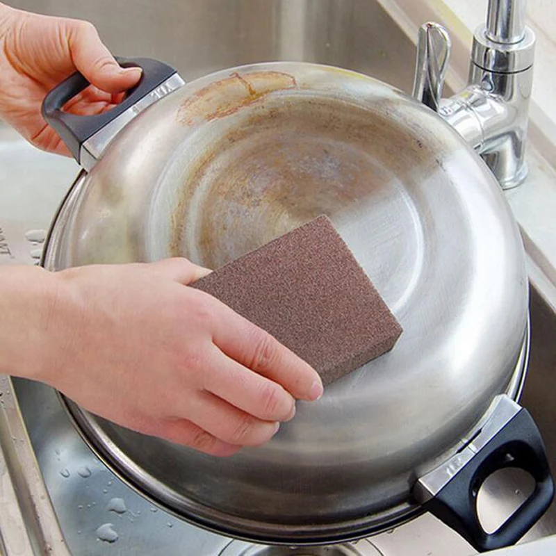 Карборундовая губка щетка для кухни Чистка стирка инструмент для удаления ржавчины Очиститель для мытья дома очистка Кухонные аксессуары