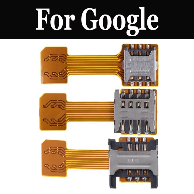 

No Logo Hybrid Double Dual SIM Card Micro SD Adapter Micro SIM For Google Pixel Pixel XL Pixel 2 Pixel 2 XL Pixel 3 Pixel 3 XL