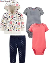 AY TescoSimple – ensemble veste, pantalon et body pour bébé fille, 4 pièces