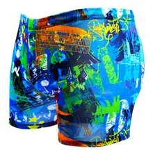 Мужские с принтом шнурок легкие дышащие плавки для серфинга шорты большие размеры купальники спортивная одежда стиль случайный