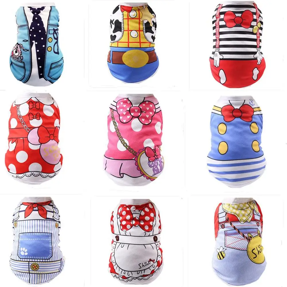 Summer font b Pet b font Dog Vest Clothes Mesh Puppy Cat Clothing for Small Dogs
