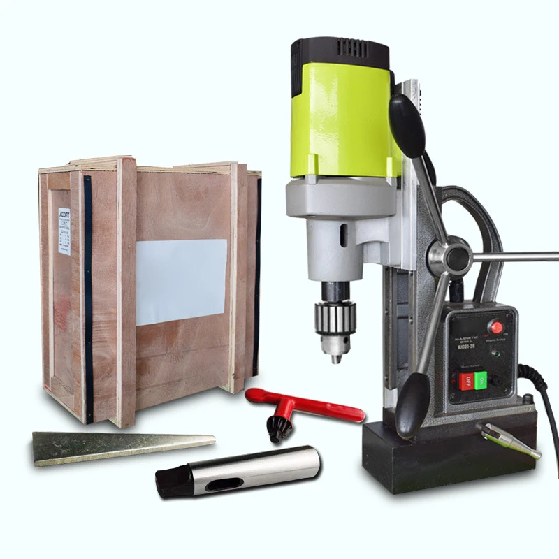 XJC01-28 Magnetic Base drilling machine 1600W Industrial Grade Core Drill Vertical Magnetic Drilling Rig Portable 3