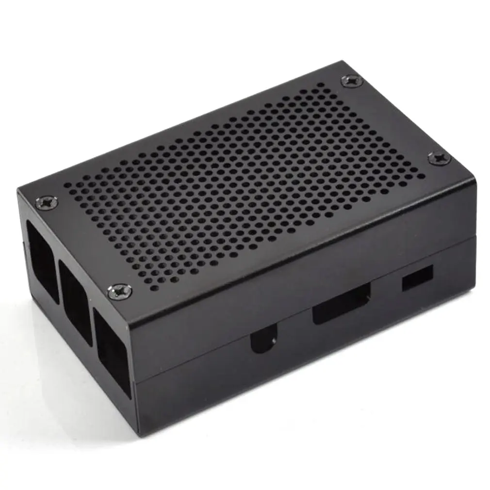 Для Raspberry Pi 3 Model B+ алюминиевый корпус черный корпус металлический корпус совместимый для Raspberry Pi 3 Model B