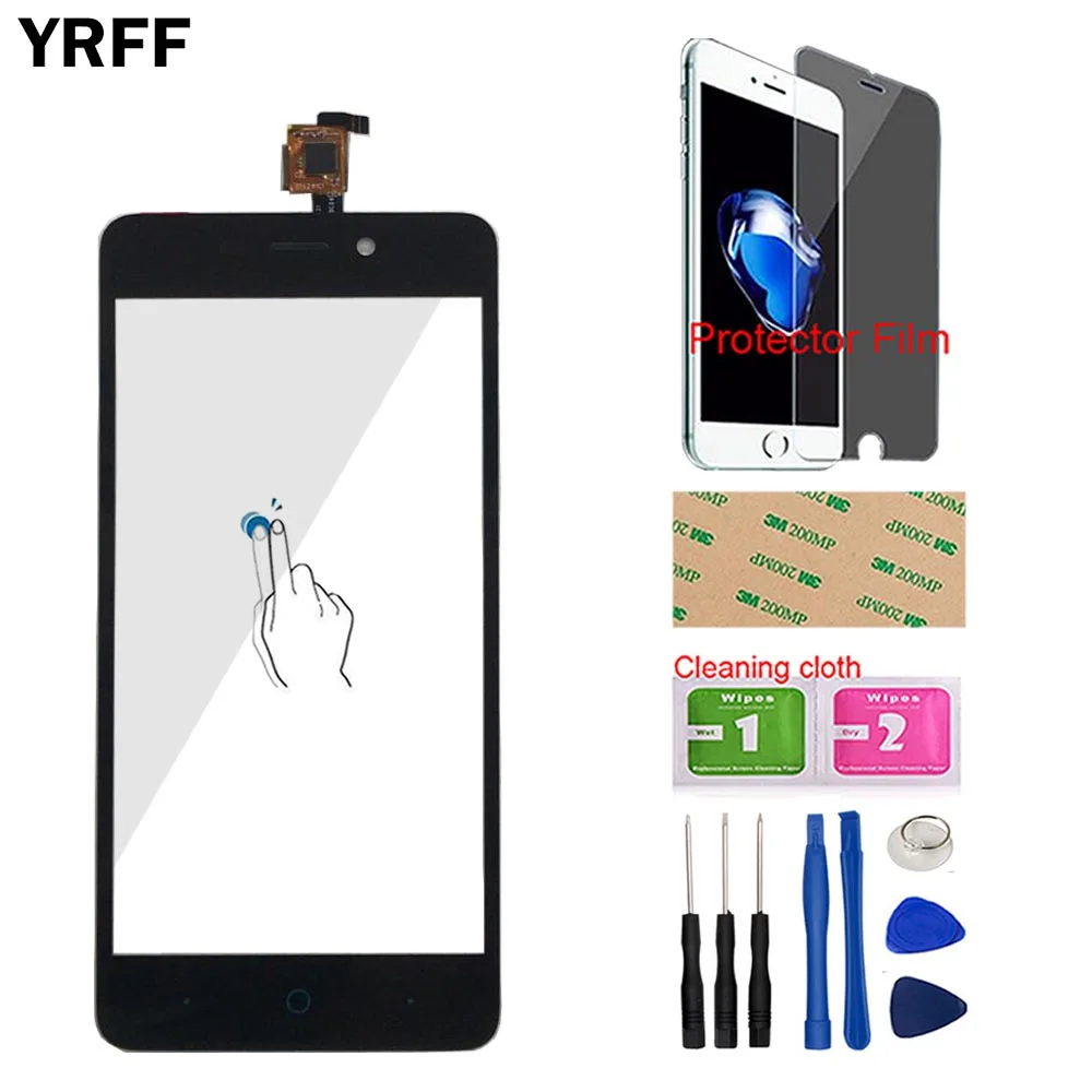 

Touch Screen For ZTE Blade X3 Blade D2 T620 A452 Touch Screen Digitizer Sensor Front Glass Mobile Tools Protector Film
