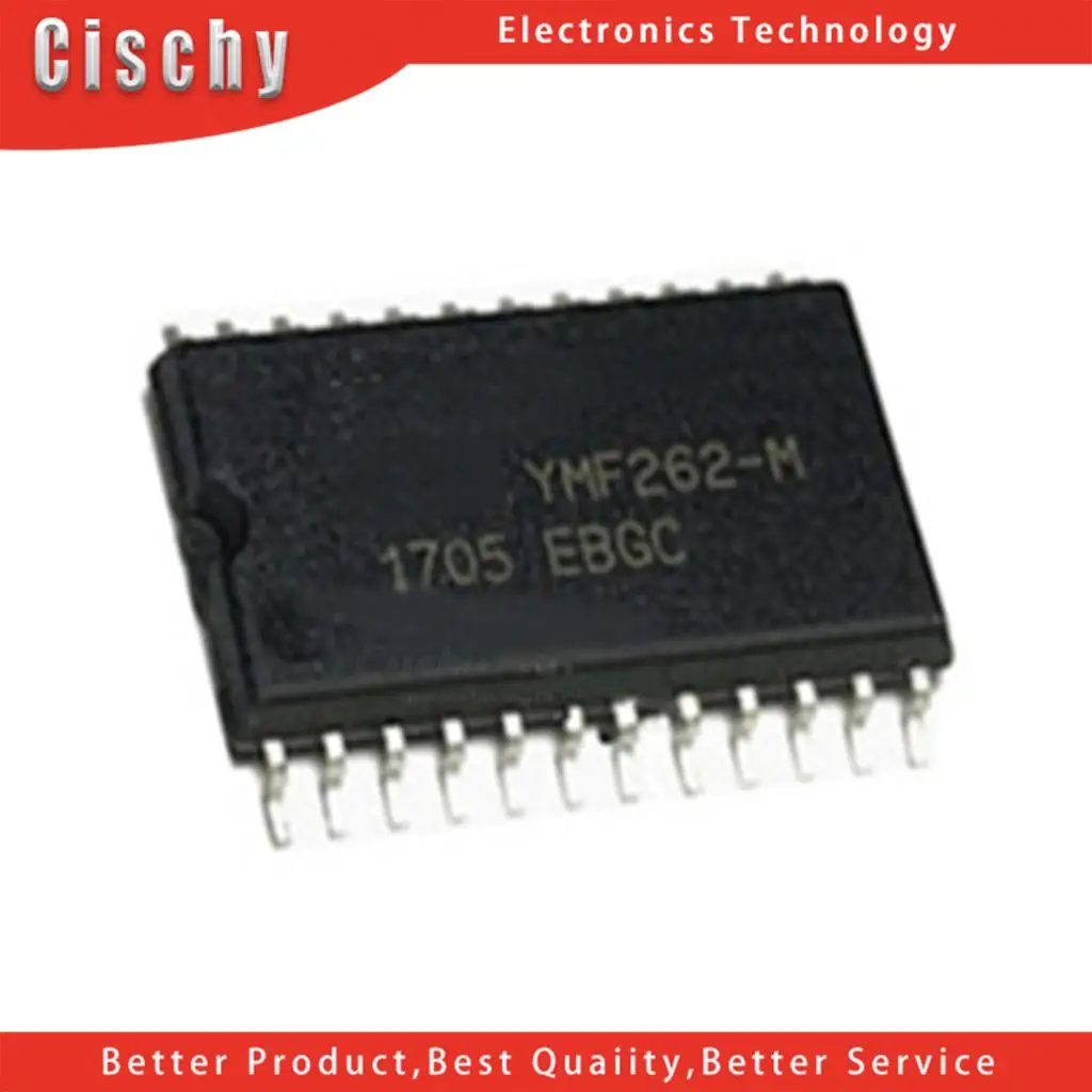 5 Pairs YMF262-M & YAC512-M IC Chips - Replacement Audio/Sound Chips For Electronics Repair & DIY Projects