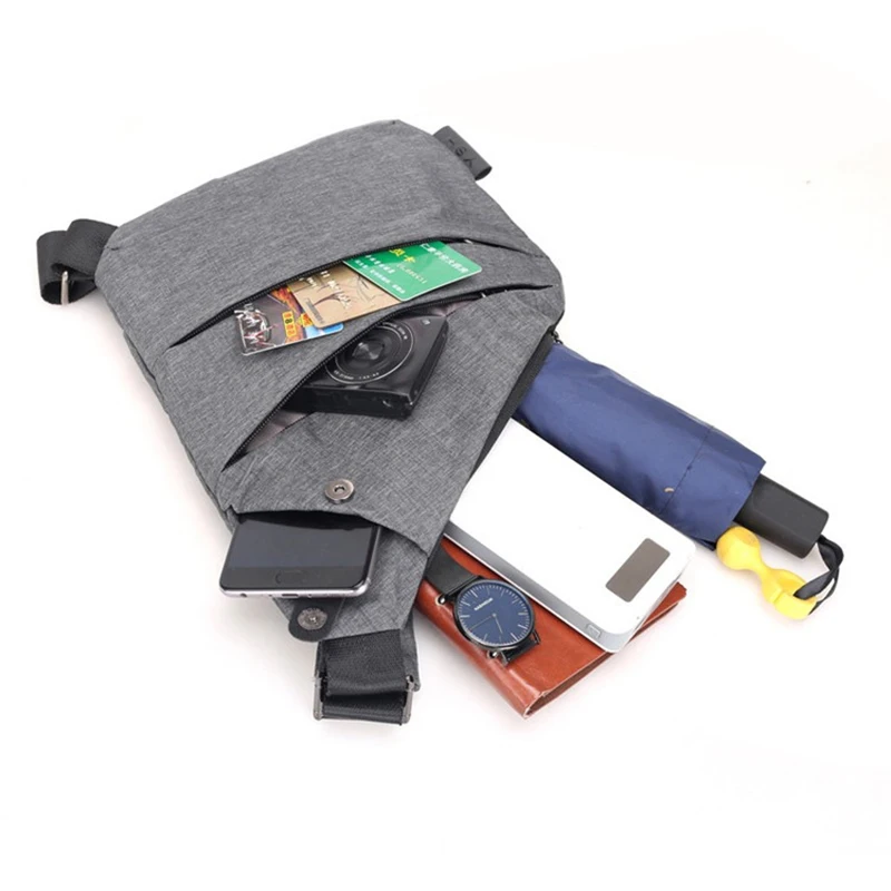  Men's Chest Bag Phone Pocket Messenger Sports Multi-function Men Shoulder Handbag Personal Shoulder - 4000206873907