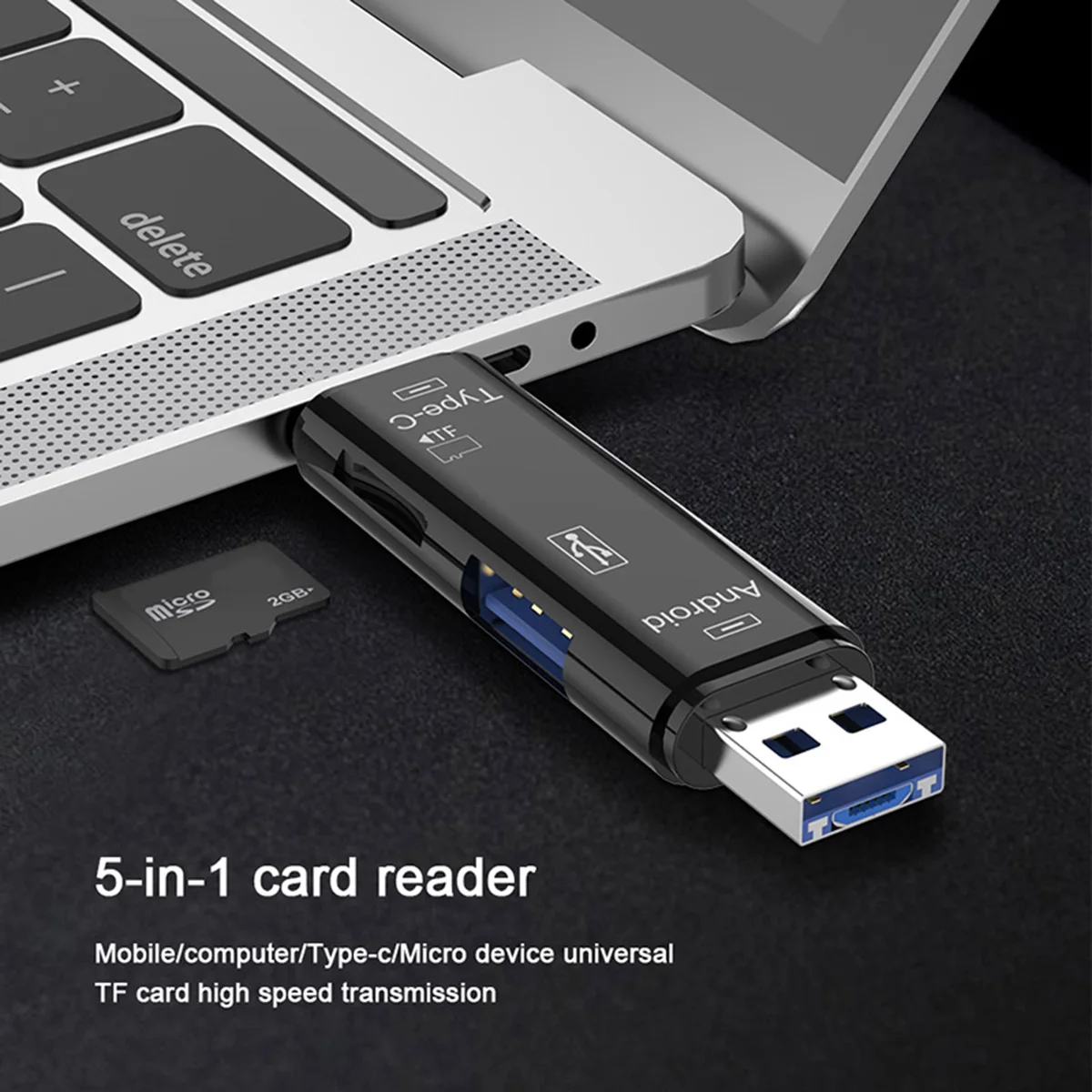 SOONHUA 5 в 1 OTG кард-ридер USB 3,0 Micro USB TF слот для карты адаптер type-C кард-ридер для мобильных телефонов планшетов ноутбуков
