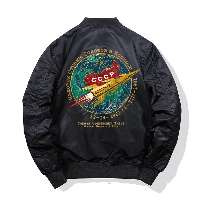 Winter Bomber Jacket Men Fashion Pilot 