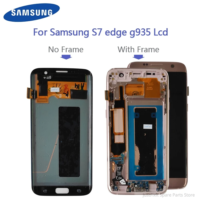 Оригинальный ЖК-дисплей для Samsung Galaxy S7 edge G935F G935A G935FD с сенсорным экраном |