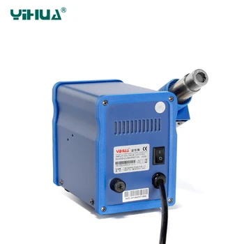 

SMD Hot Air Heat Gun Soldering Station with Soldering Iron 2 in 1 Rework Station for Soldering YIHUA 898AD Free Shipping CE 700W