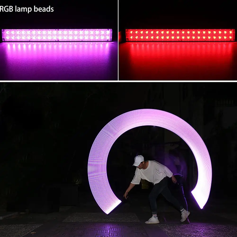 

Portable Universal Selfie Phone Fill light Handheld 3200K-5500K RBG Colorful APP Control Photo Video LED Ice Light Stick