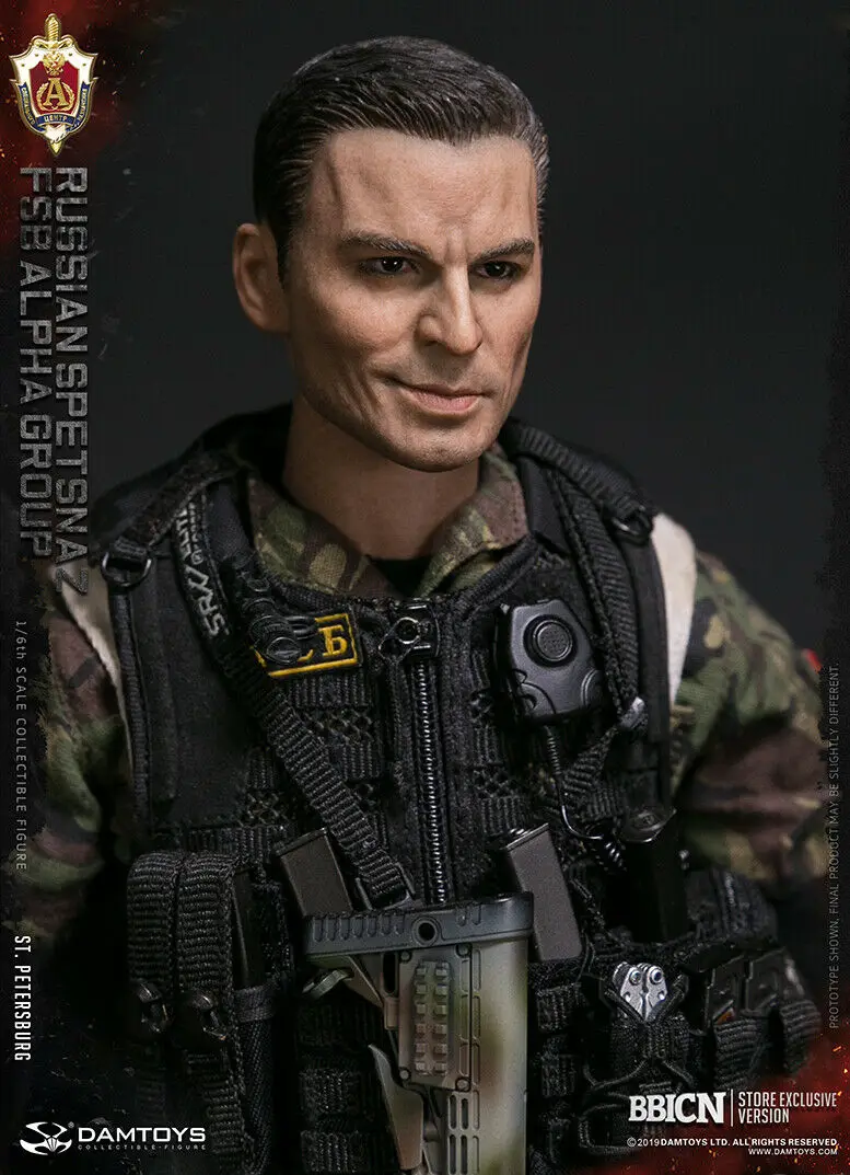 DAMTOYS 78071F 1:6 Russian Spetsnaz FSB Alpha Group St.Petersburg Action Figure