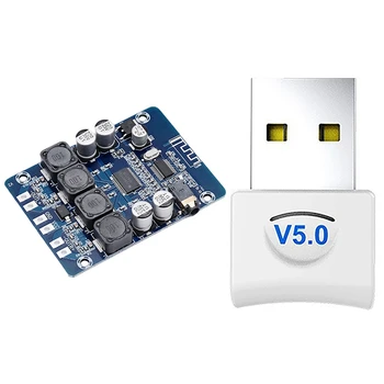 

1 Pcs XH-M314 Stereo o Bluetooth Digital Power Amplifier Board & 1 Pcs 5.0 USB Notebook o Receiver Transmitter