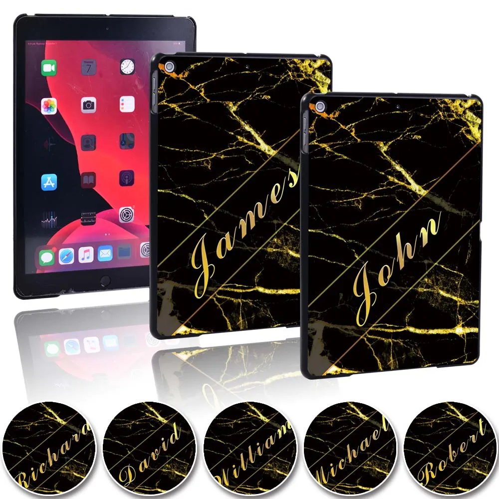 

Printing Name Tablet Cover Case for Apple IPad / IPad Mini / IPad Air / IPad Pro 7.9 9.7 10.2 10.5 11inch New Tablet Case + Pen