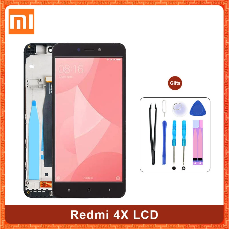 ЖК-дисплей для Xiaomi Redmi 4X с сенсорным экраном 5 0 дюйма и дигитайзером рамкой