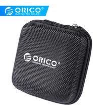 ORICO чехол для наушников, сумка, портативные наушники, мини наушники, сумка, чехол для хранения, сумка для карт памяти, USB кабель, Органайзер