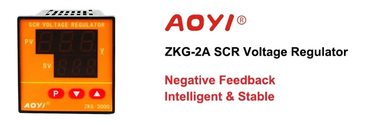 Free Shipping AOYI ZKG-2B SCR Voltage Regulator ZKG-3000 control Triac for Blow molding machine temperature adjustment  (5)