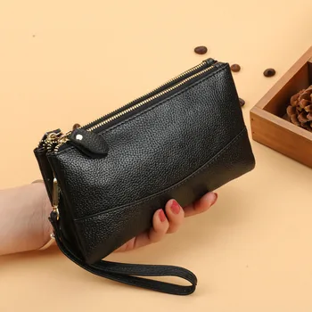 

2020 new women's wallet Korean version ladies long zipper clutch large capacity mobile wallet card holder
