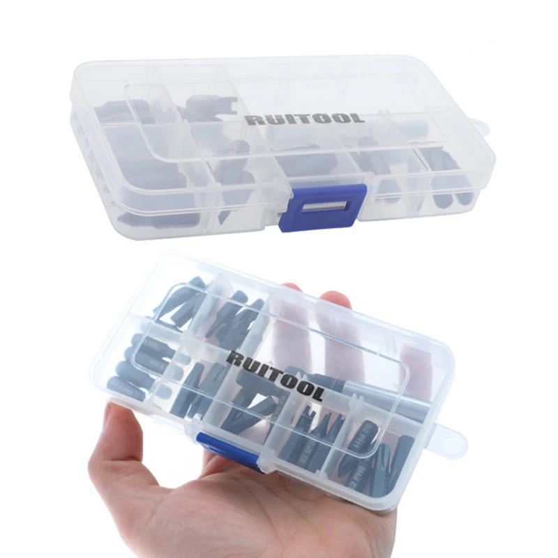 29pcs Security Bit Set Tamper Proof Screwdriver Drill Bit Screw Driver Bits Torx Flat Head 1/4" Hex Driver Bits Connector