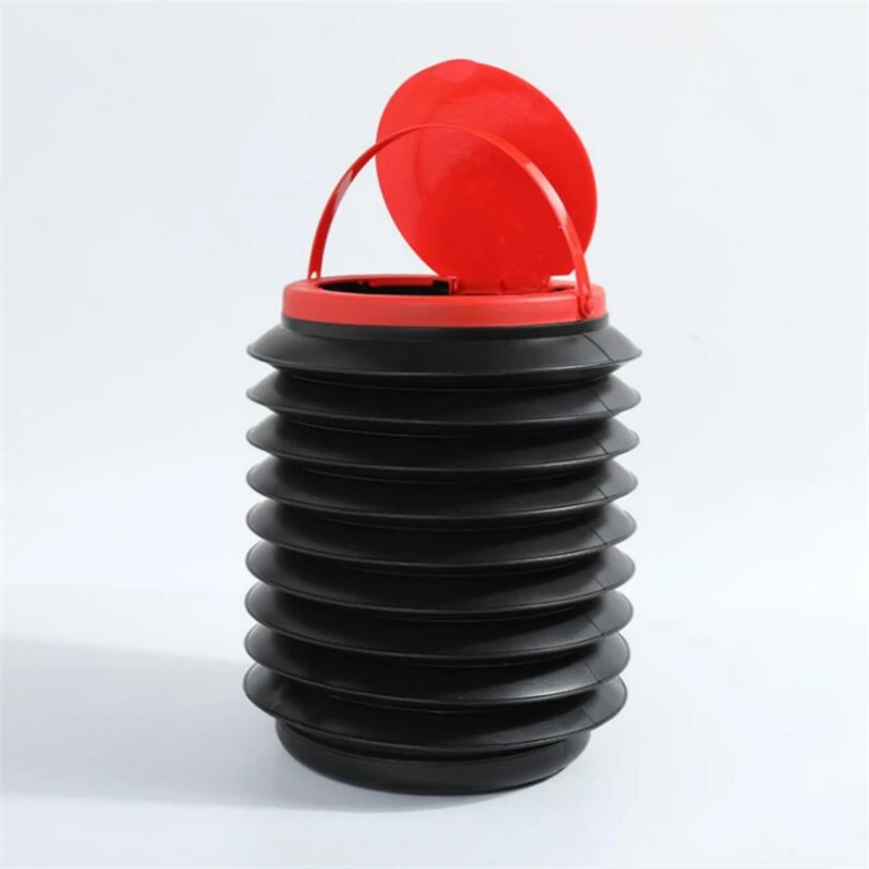 4l Portable Car Trash Bin Creative Retractable Can 4l Portable Car Trash Bin Creative