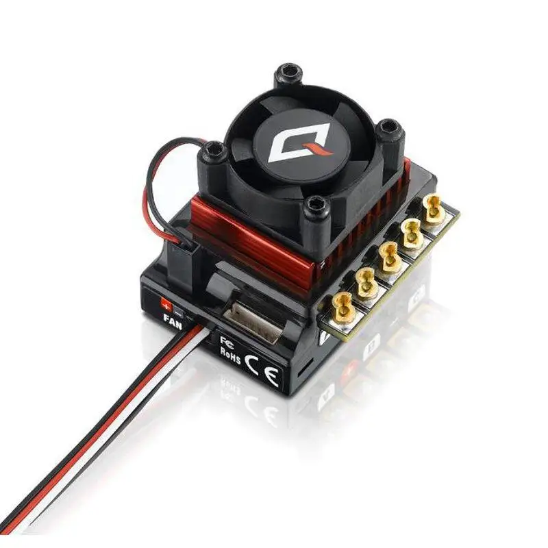 Hobbywing 10BL120 сенсорный 120A 2-3S Lipo скорость бесщеточный ESC для 1/10 1/12 RC автозапчасти