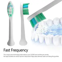 4 шт сменные насадки для электрической зубной щетки для Philips/Sonicare/Flexcare электрическая зубная щетка Fit Advance power