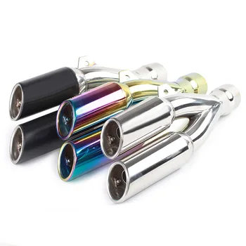 

Universal Motorcycle Muffler for Ak Exhaust Pipe Double db killer For YAMAHA msx125 gsr 600 trk502 Y15 R15 xj6 acerbis
