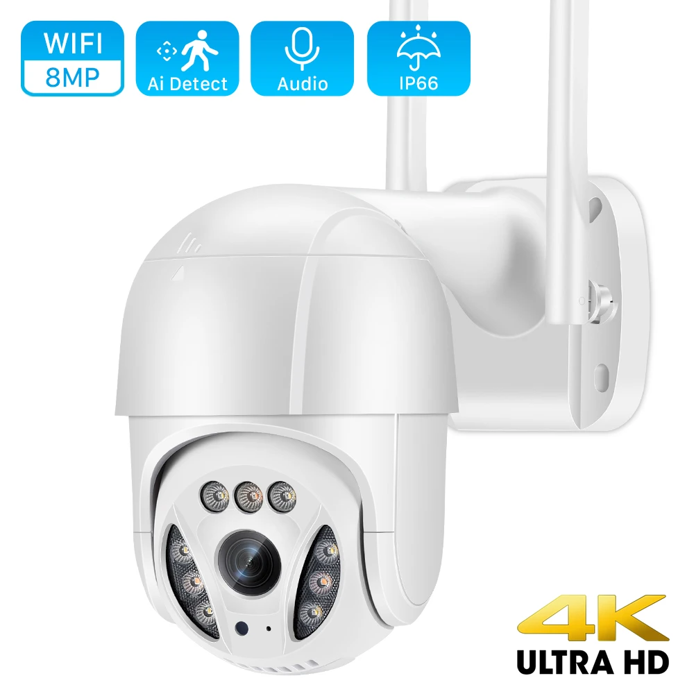 Cámara IP Ultra HD 4K de 8MP para exteriores, videocámara de seguridad con  Audio CCTV, 5MP, HD, 1080P, 5X, Zoom Digital, IA, detección humana,  ICSee|Cámaras de vigilancia| - AliExpress