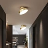 Led Ceiling Lights For Bedroom Living Dining Room Aisle Lamps Corridor Balcony  Round Copper Golden Home Decoration Fixture ► Photo 3/6