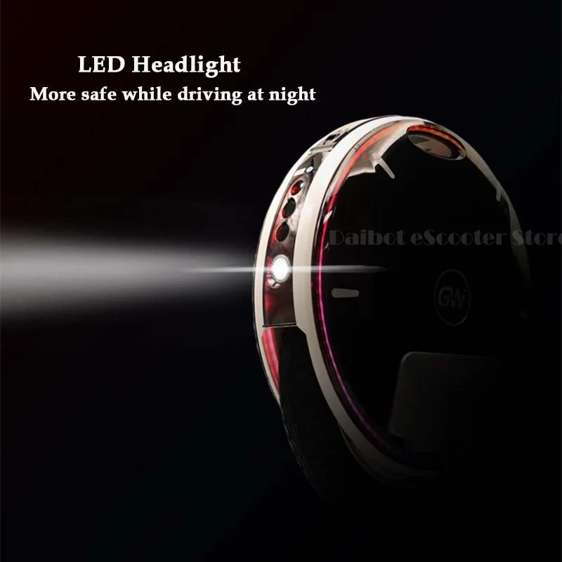 Gotway Nikola 17 Inch Electric Unicycle 84V 2000W Motor 1600WH One Wheel Electric Scooter With Bluetooth APP Push Rod            (22)