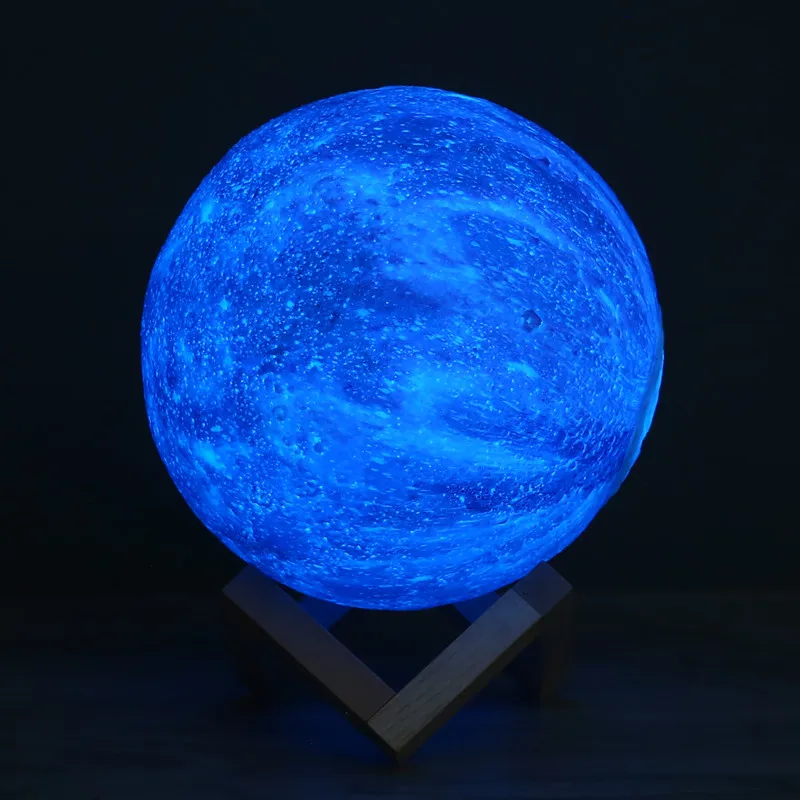 3D Printer Moon LED Ster Lamp Home Bedroom decorative Lamp Christmas New Year Smart Creative Gift bright star Decor Night lights