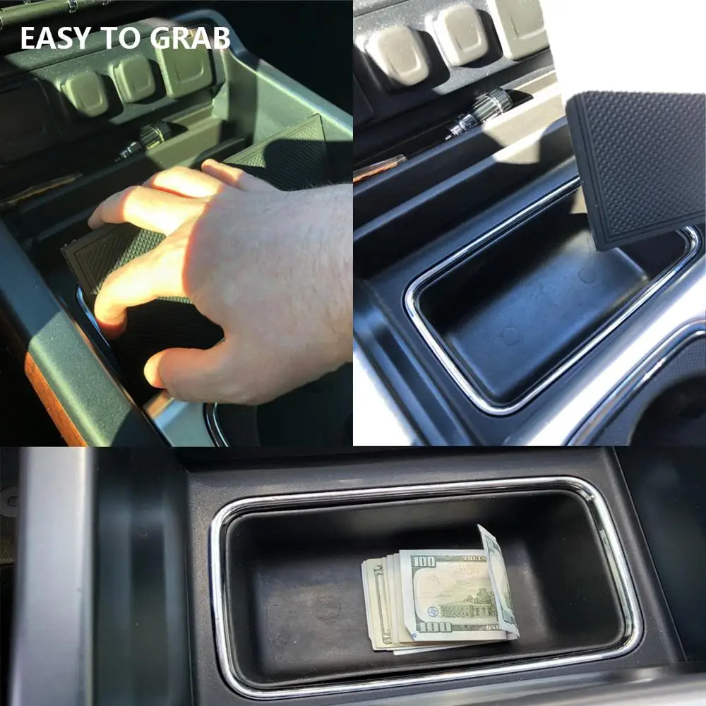 Armrest Secondary Glove Box For- GMC Sierra 1500 2500HD 3500HD Denali Chevy Silverado Center Console Organizer Tray