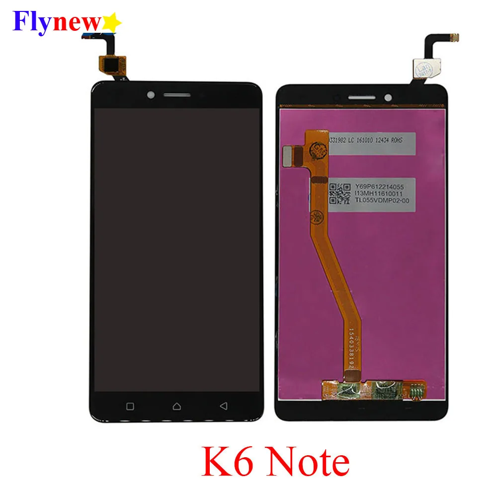 Оригинальный сенсорный экран без битых пикселей для Lenovo K6 Note K53A48 Ekran сменный ЖК