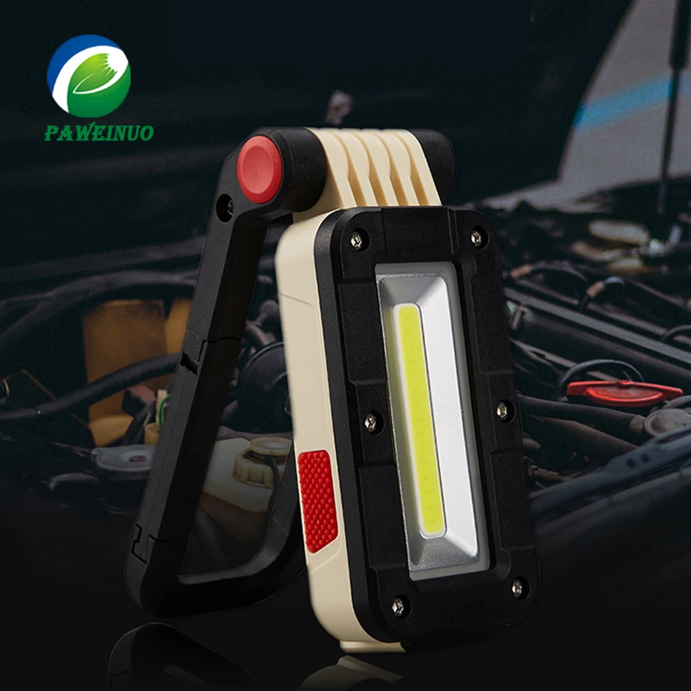

working light led camping flashlight build-in battery usb rechargeable torch car lamp waterproof garage tool light with magnet