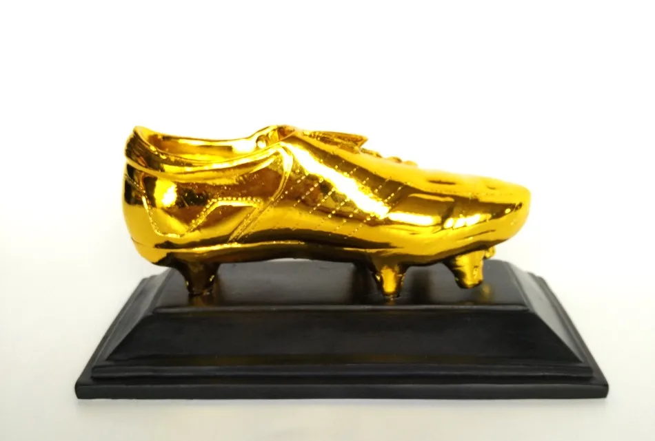 

hot sale 18k Golden Boot Trophy Replica The Golden Boot Award football shoes fans Souvenirs Collectible