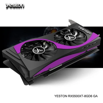 

Yeston Radeon RX 5500 XT GPU 8GB GDDR6 128bit 7nm Gaming Desktop computer PC Video Graphics Cards support DP/HDMI/DVI-D