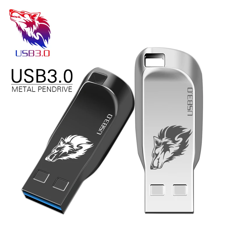 Movimentação flash da pena da vara do usb 3.0 do flash do usb da vara da memória 32gb 64gb pendrive do disco flash 4gb 8gb 16gb do metal usb3.0|Pen drive USB| -