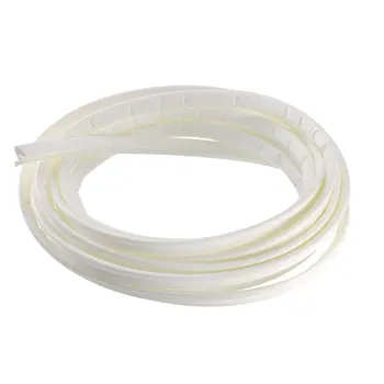 

uxcell 6 Meters / 19.68 Feet Length Foam Kerfed Weather Stripping, 10mm Depth X 2.4mm Gap Groove Door Seal White