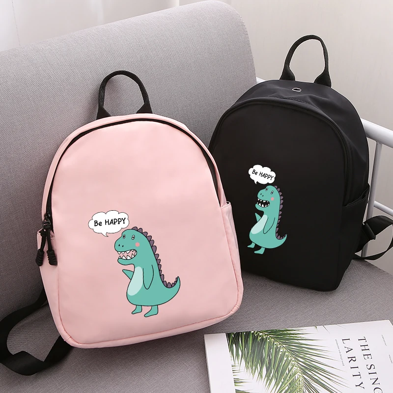

2019 Fashion Cute Dinosaur Printing Women Backpack Little Fresh Waterproof Oxford Shoulder Bag Girls's Choolbags For Teenagers