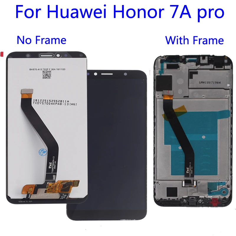 

5.7" LCD display for Huawei Honor 7A pro AUM-L29 Aum-L41 LCD +touch screen digitizer Assembly display repair parts with frame