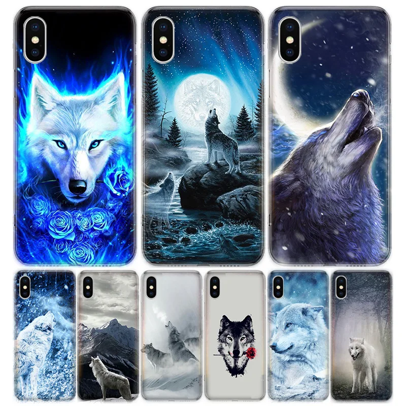 Белоснежка голубые глаза волк чехол для телефона iPhone 11 5 5s SE 6 6s 7 8 Plus X XS XR Pro Max