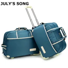 Чехол для костюма на колесиках, модная водонепроницаемая сумка для багажа, утолщенная сумка для переноски, чехол на колесиках для багажа, Дамский багаж для путешествий с колесиками