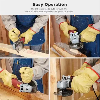 

Cutting Saw Blade 22 T Multi Tool Sturdy Cutting Disk Wood Carving 5 Inch Electrical Accessories Grinding Sanding Finisher