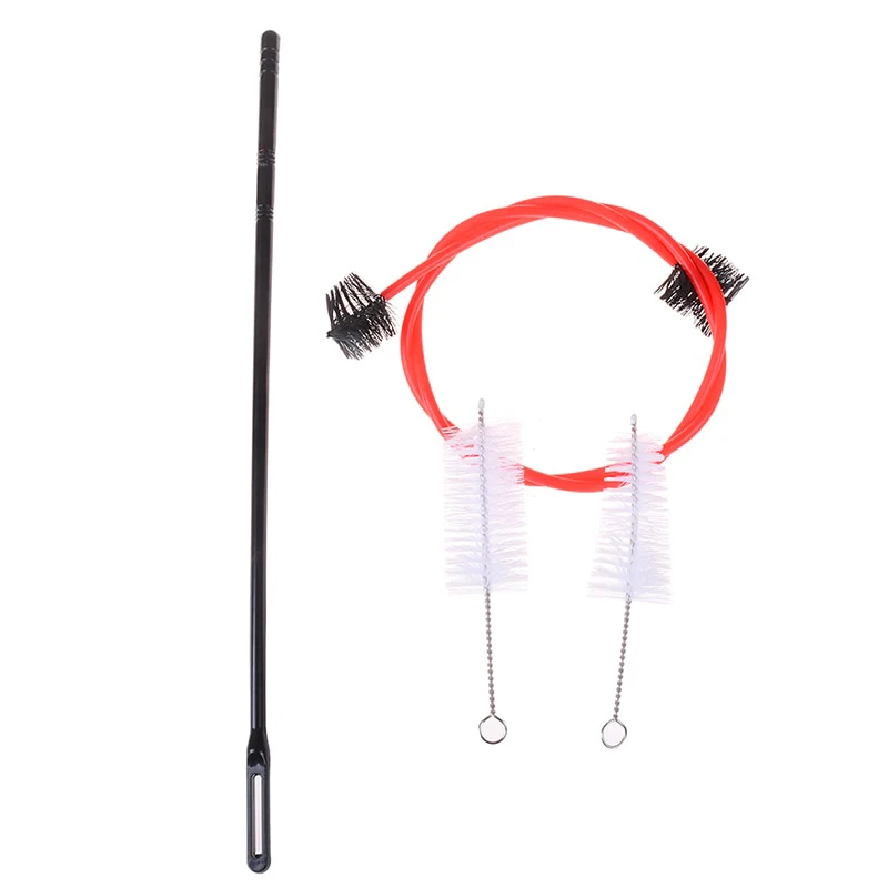 

Trumpet Cleaning Care Kit Portable Trumpet Mouthpiece Brush Valve Brush Flexible Brush Cleaning Stick