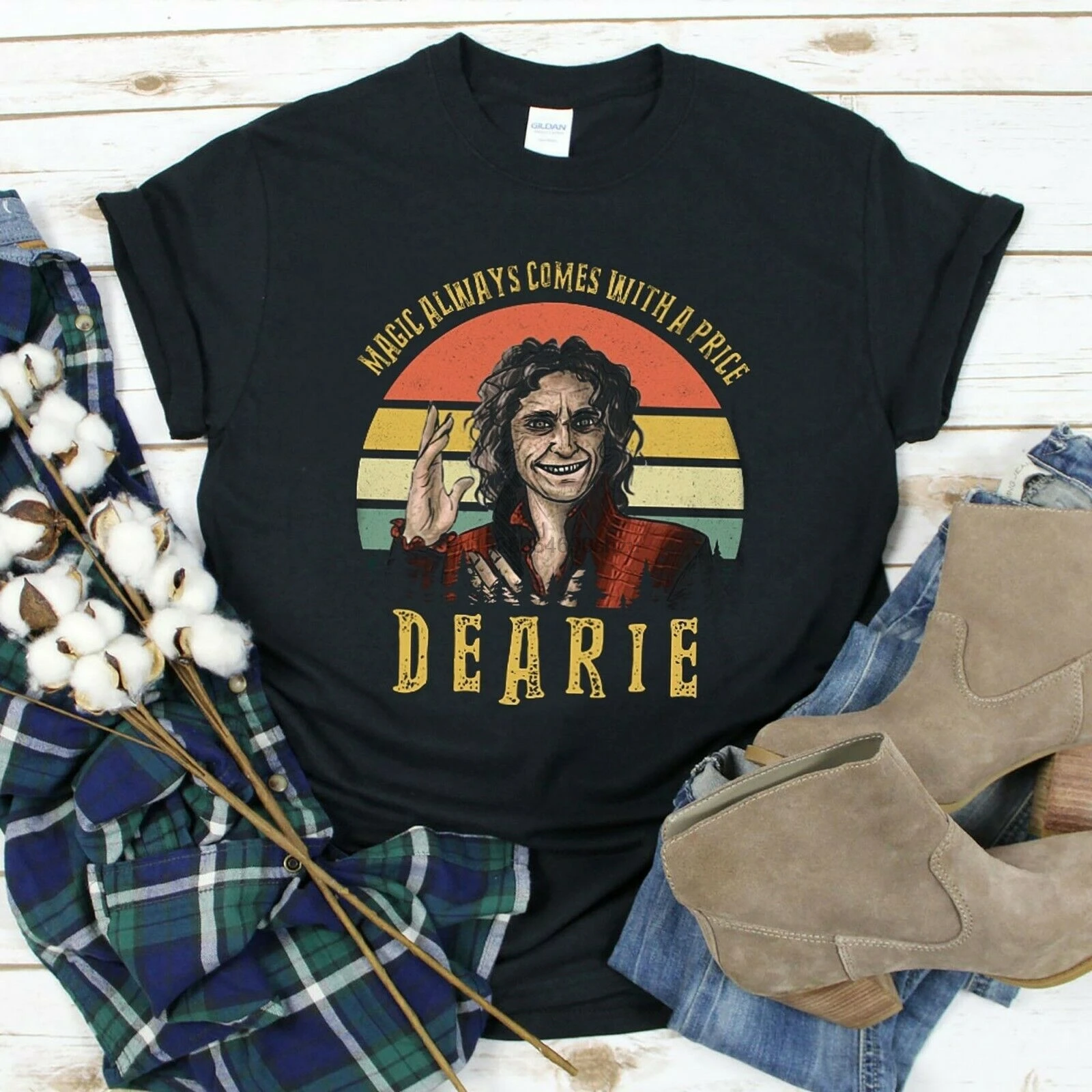 Magic Always Comes With A Price Dearie Rumplestiltskin T Shirt Black Men S-6XL |